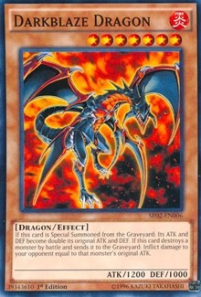 Structure Deck: Rise of the True Dragons #SR02-EN006 Darkblaze Dragon-image