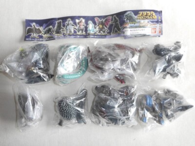 BANDAI Godzilla Chronicle 3 HG Gashapon Figures Lot of 8 Complete-image