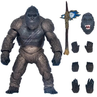 King Kong Action Figure – Highly Detailed Godzilla vs. Kong Collectible Toy-image