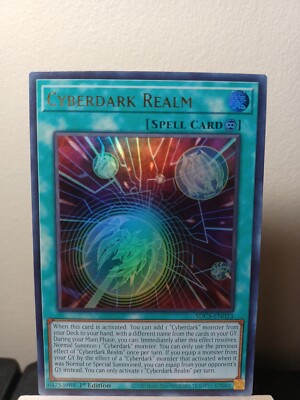 Yu-Gi-Oh! TCG Cyberdark Realm SDCS-EN023 1st Ed Ultra Rare NM-image
