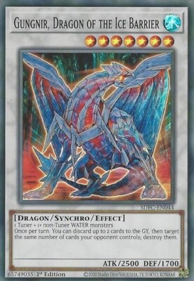 Gungnir, Dragon of the Ice Barrier - Yu-Gi-Oh! Structure Deck - LP - 1st Edition-image
