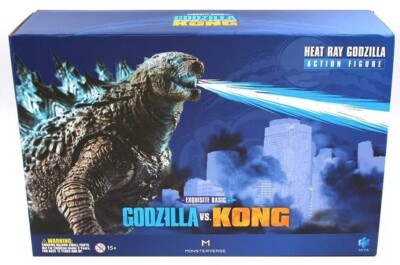 HIYA EXQUISITE BASIC GODZILLA VS. KONG HEAT RAY GODZILLA ACTION FIGURE-image