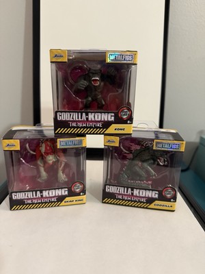 Lot of 3 Godzilla X Kong The New Empire Metal Figs 2.5” BRAND NEW-image