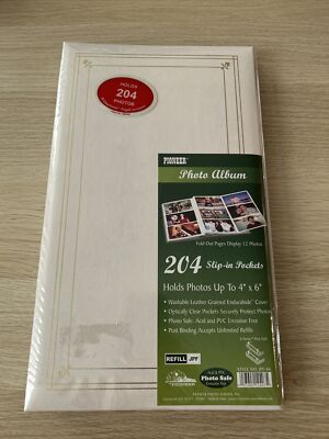 Pioneer JPF-46 Green Pocket Photo Album Holds 204 4x6 Photos endurahide NEW NIP-image