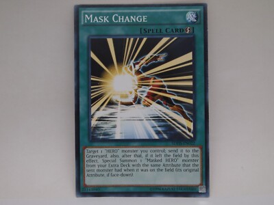 Yu-Gi-Oh! TCG Mask Change SDHS-EN022 Structure Deck: HERO Strike Unl Edition NM-image