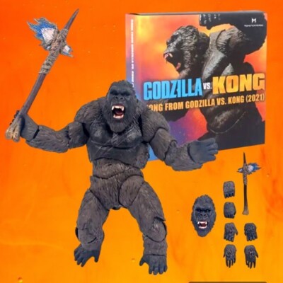 2021 Godzilla vs Kong Action Figure Collectable King Kong S.H.MonsterArt-image