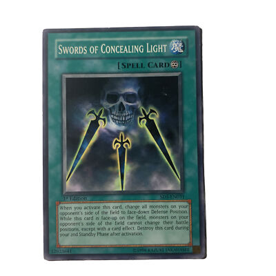 Yu-Gi-Oh! TCG Swords of Concealing Light Structure Deck SD5-EN031 1st Edition...-image