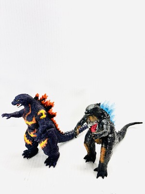 Godzilla Classic Burning Beast & Monsterverse Battle Scar Playmates TOHO 6.5”-image