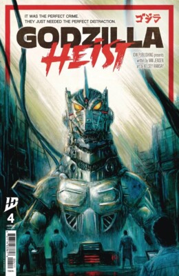 Godzilla Heist #4 CVR A Eggleton 6/4 IDW Publishing-image
