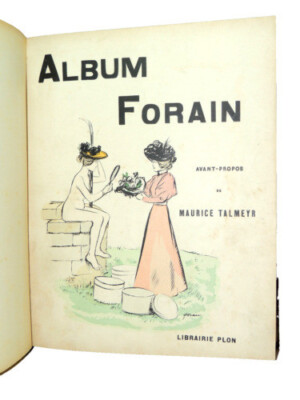 Maurice Talmeyr Album Forain 54 planches de dessins. 1896-image