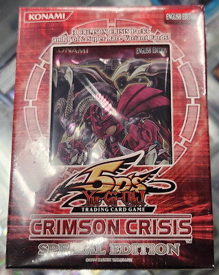 YUGIOH CRIMSON CRISIS SPECIAL EDITION MIN BOX (3 BOOSTERS +PROMO) FACTORY SEALED-image