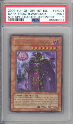 PSA 9 - Yu-Gi-Oh Card - SD6-EN001 - DARK ERADICATOR WARLOCK (ultra rare) MINT-image