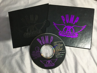 Aerosmith 1989 Limited Edition Leather Bound Pump CD-image