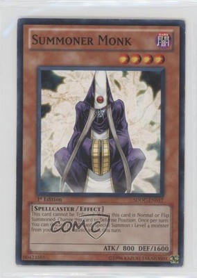 2012 Yu-Gi-Oh! Dragons Collide Structure Deck 1st Edition Summoner Monk 0f7c-image