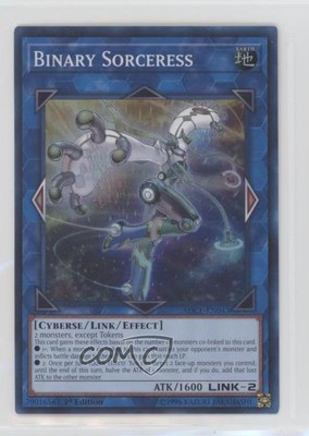 2017 Yu-Gi-Oh! Cyberse Link Structure Deck 1st Edition Binary Sorceress 08w3-image