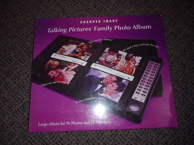 SHARPER IMAGE TALKING PICTURES FAMILY PHOTO ALBUM-image