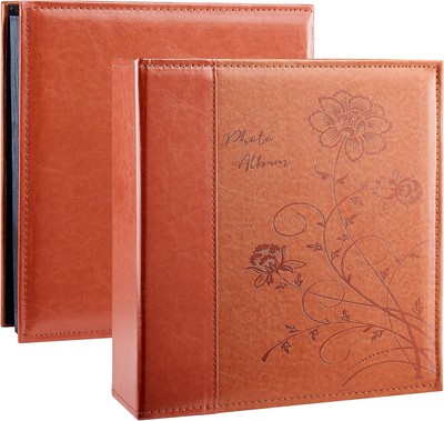 Artmag Photo Album 4x6 1000 Photos, Large Capacity 1000 Pockets, Brown -image