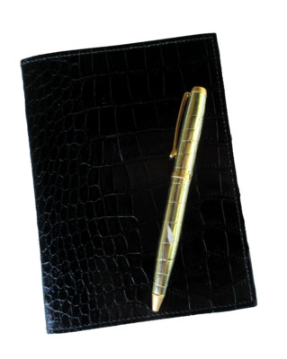 Photo Album Brag Book Leather Cover Holds 20 4x6