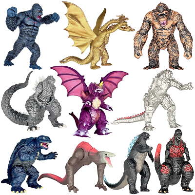 Exclusive Set of 10 Godzilla Vs  Toys Movable Joint Action Figures, King of the -image