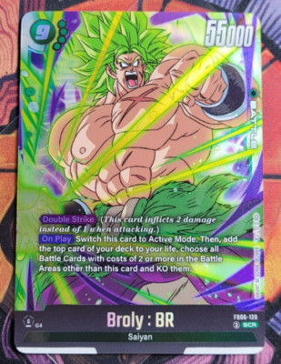 Broly : BR FB06-120 Secret Rare	Dragon Ball Card Rivals Clash-image