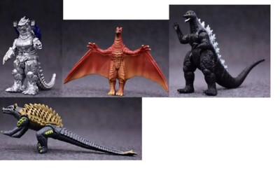 GODZILLA action figure set MECHAGODZILLA monster KING KONG Angilas Anguirus lot-image