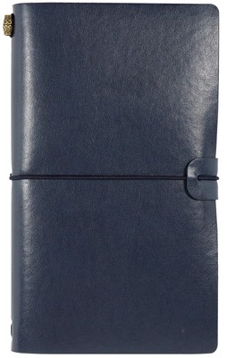 Voyager Refillable Notebook - Midnight Blue (Traveler's Journal, Planner, Notebo-image