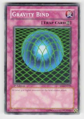 Structure Deck: Fury from the Deep #SD4-EN028 Gravity Bind 1st Edition-image