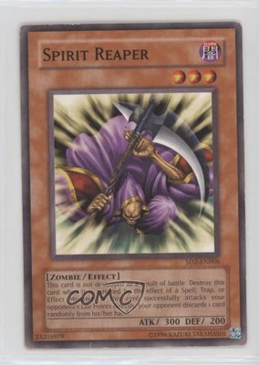 2005 Yu-Gi-Oh! Zombie Madness Structure Deck Unlimited Spirit Reaper 09ud-image