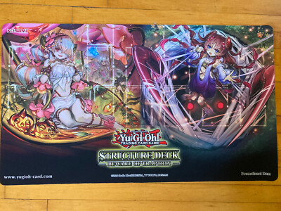 Official YuGiOh Beware Of Traptrix Structure Deck Play Mat Brand New-image