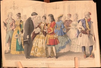 1883 Gravures De Mode 1863-83 Journal des Demoiselles Hand Coloured Plates-image