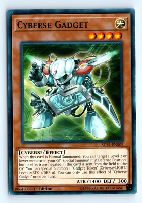 Yu-Gi-Uh Cyberse Gadget #SDPL-EN009 Structure Deck: Powercode Link tcg LP-image