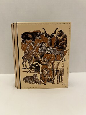 WS Wild Animals Safari 6.5” Light Brown Photo Album Book-image
