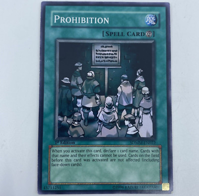 Yu-Gi-Oh! Prohibition [SDMM-EN022] 1st Edition Common MP-image