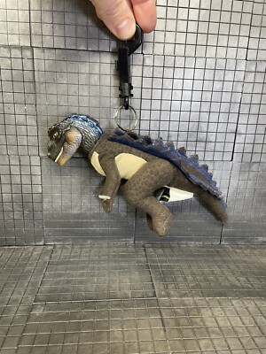 vintage 1998 Toho 8” GODZILLA plush soft toy keyring keychain Equity Toy-image