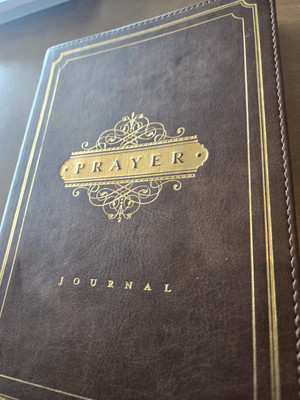 Prayer Journal Brown Gold - Imitation Leather By Chip Ingram Like New 2020-image