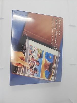 Sharper Image Talking Pictures 36: Album for 36 Photos & Messages. In Bin W2-image