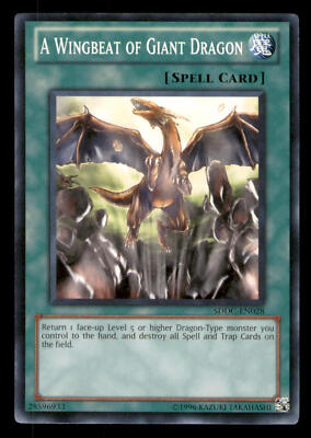 Yugioh A Wingbeat of Giant Dragon #SDDC-EN028 Structure Deck: Dragons Collide LP-image