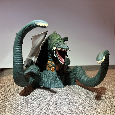 bandai godzilla biollante figure 2024 6” Vinyl 3pt Articulation New With Tags-image