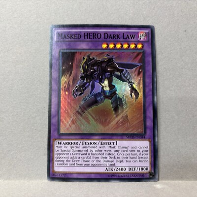 Yu-Gi-Oh! TCG Masked HERO Dark Law HERO Strike Structure Deck SDHS-EN044 LP-image