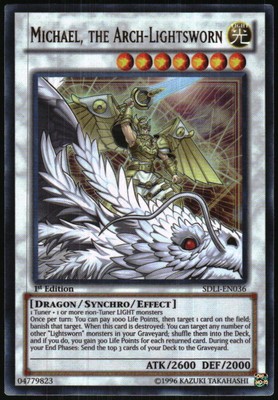Yu-Gi-Oh! Realm of Light Structure Michael Arch-Lightsworn SDLI-EN036-image