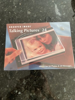 Sharper Image Talking Pictures 24 Album for 24 Photos & Messages New Sealed-image