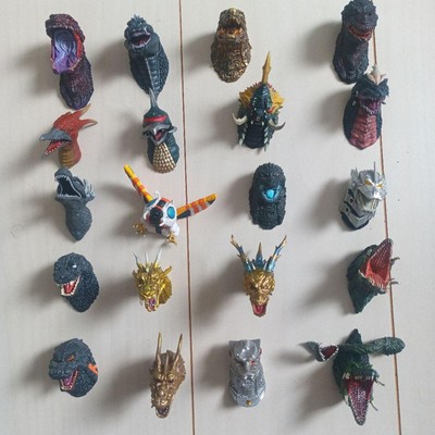 Godzilla Monster Head Magnet 21 Piece Set Figure Collection-image
