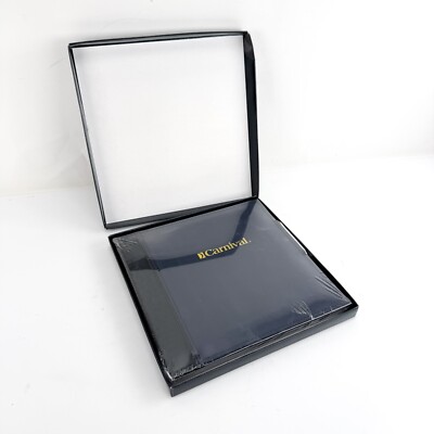 NEW CARNIVAL CRUISE LINE PHOTO BOOK LEATHER LIKE 8 X 10-image