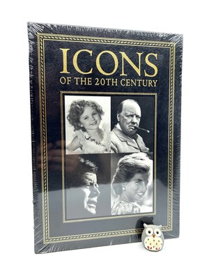 EASTON PRESS Icons of the 20th Century Leather Album Photographs Essays SEALED-image