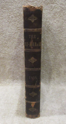 The Art Journal 1858 Large Antique Illustrated Art History Hardback w/ Issues-image