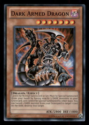 Yugioh Dark Armed Dragon #SDDC-EN012 Structure Deck: Dragons Collide LP-image