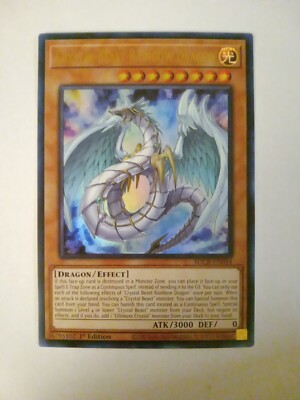 Yu-Gi-Oh! TCG Crystal Beast Rainbow Dragon Structure Deck: Legend of the Crysta…-image