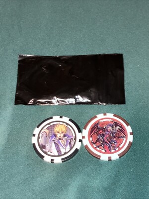 YuGiOh Duel Links Atlas NYCC Limited Edition Poker Chip Prize Token Promo New-image