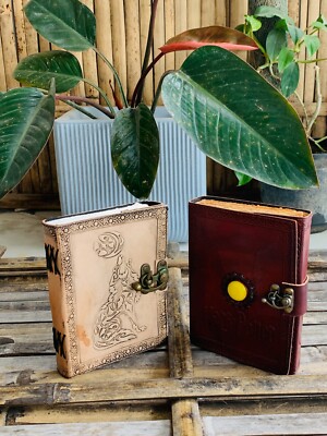 Goat Handmade Leather  Journal beautiful Journal Clearance Deal Of The Year-image