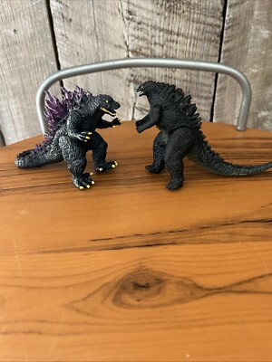 Lot Of 2 3” Godzilla Vinyl Figures-image